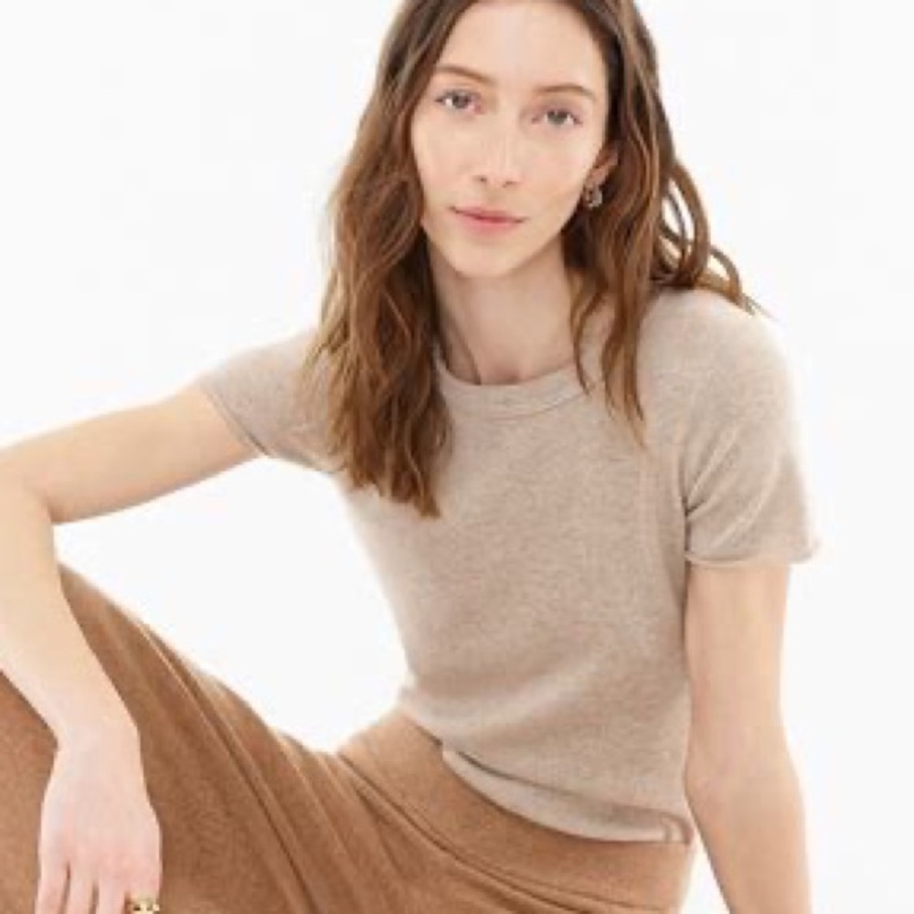 J. Crew 100% Italian Cashmere T-Shirt